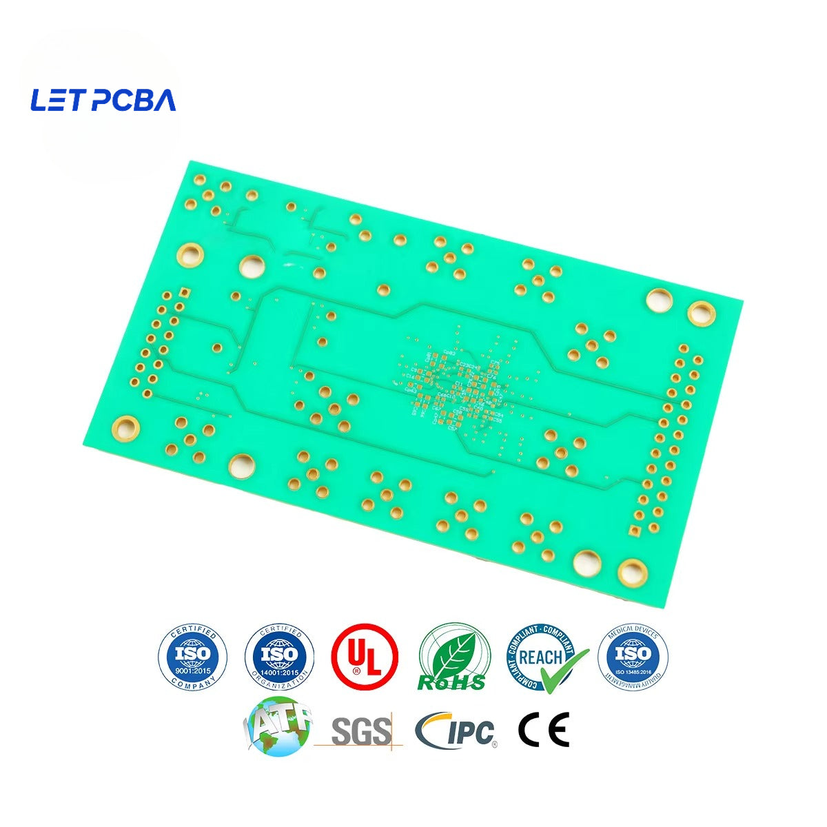 High-quality Rapid Prototyping PCB Factory Fast Service 2 Layers FR4 PCBA Manufacturer LCD Display Module Multilayer PCB Board